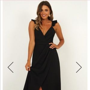 Showpo Black Maxi Dress